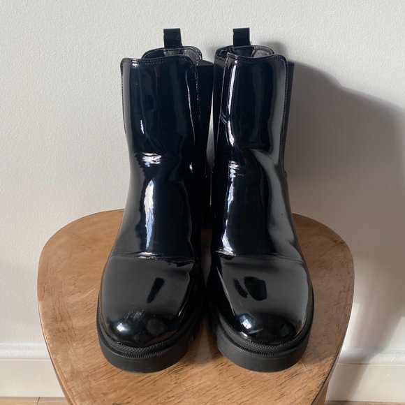 JustFab Black Roonie Bootie - Picture 2 of 6